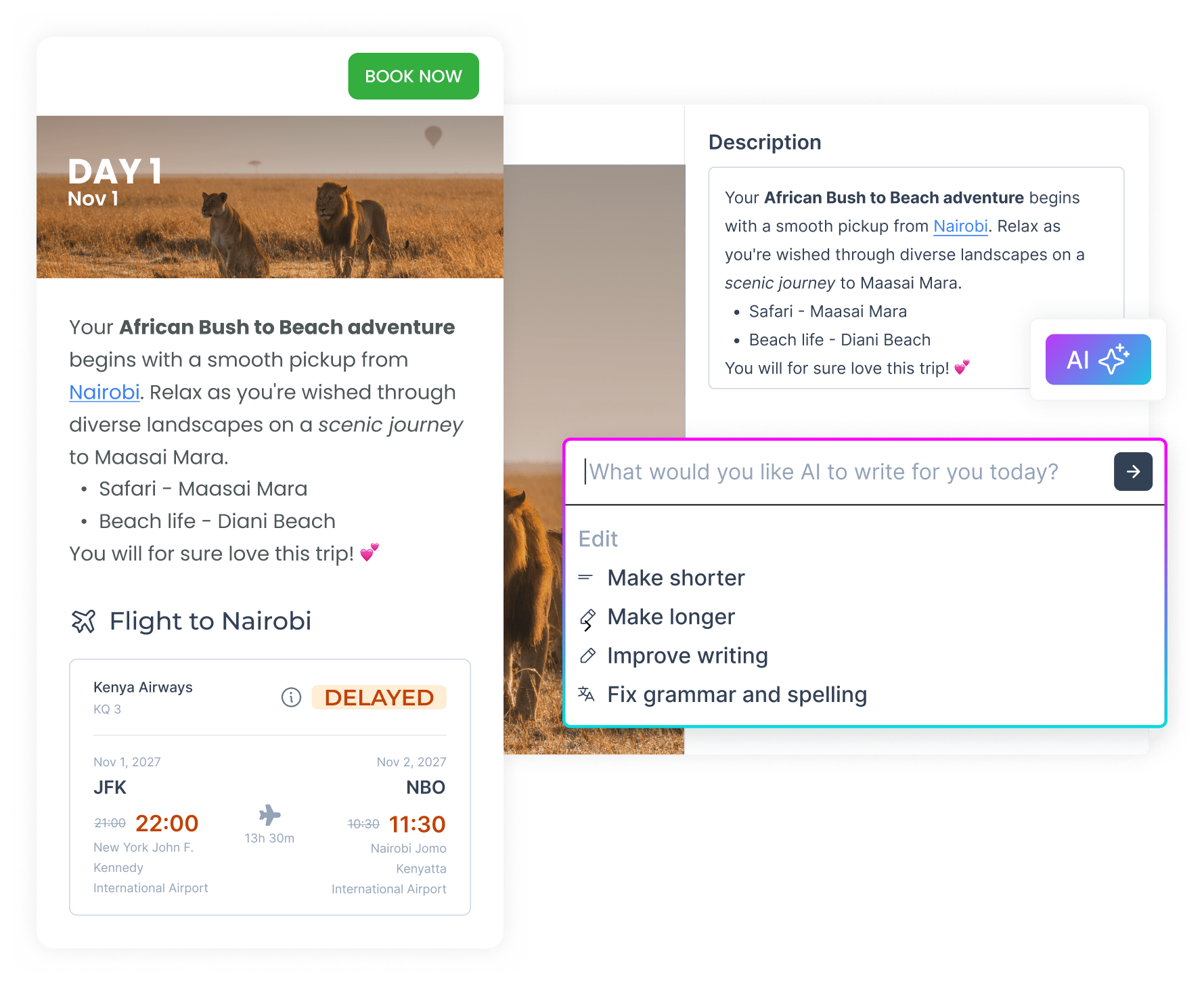 Itinerary Builder